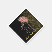 Fijne Magische Boeket Bruiloft Cocktail servetten (Hoek)