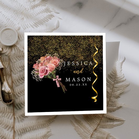 Fijne Magische Boeket Bruiloft Cocktail servetten