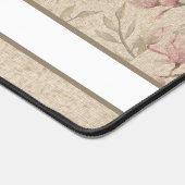 Fijne Magnolia Floral Tan EDITABLE TEKST Bureaumat (Hoek)