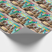 Fijne Meerkat verjaardag, Cadeaupapier (Hoek)