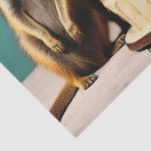 Fijne Meerkat verjaardag, Tissuepapier (Detail)
