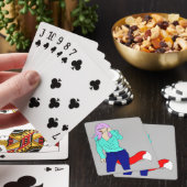 fijne meid pokerkaarten (Insitu)