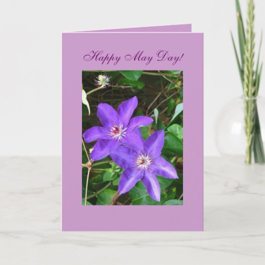 Fijne meidag! kaart (Voorkant)