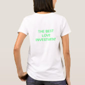 FIJNE MEISJE - DE BESTE VERLIEFDE INVESTERING T-SHIRT (Achterkant)