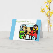 Fijne melkdag 11 januari kaart (Gele Bloem)