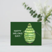 Fijne Melons Dag! Briefkaart (Staand voorkant)