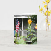 Fijne Memorial Day...... Kaart (Gele Bloem)