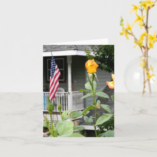 Fijne Memorial Day...... Kaart (Gele Bloem)