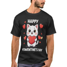 Fijne Meowentines Dag Cute Kat Valentijnsdag Grapj