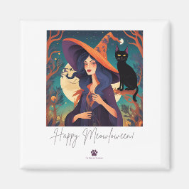 Fijne Meowloween! Magneet