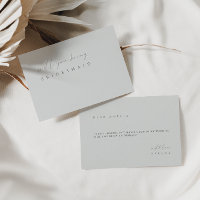 Fijne minimale legante Bridesmaid-conceptkaart
