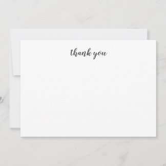 Fijne minimalistische bedankt