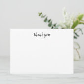 Fijne minimalistische bedankt (Staand voorkant)