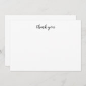 Fijne minimalistische bedankt (Voorkant / Achterkant)