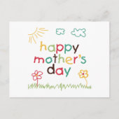 Fijne Moederdag 5 Briefkaart (Voorkant)