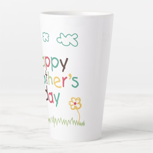Fijne Moederdag 5 Latte Mok (Voorkant)