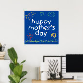 Fijne Moederdag 5 Poster (Thuiskantoor)