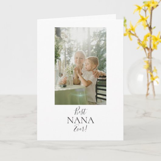 Fijne Moederdag aan de beste oma ooit!Kaart Kaart (Gele Bloem)