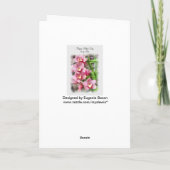 Fijne Moederdag aan mijn vrouw roze orchideeën Kaart (Achterkant)