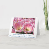 Fijne Moederdag aan onze lieve dochter! Kaart (Achterkant)