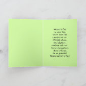 Fijne Moederdag als een moeder voor mij Lily van d Kaart (Binnen)