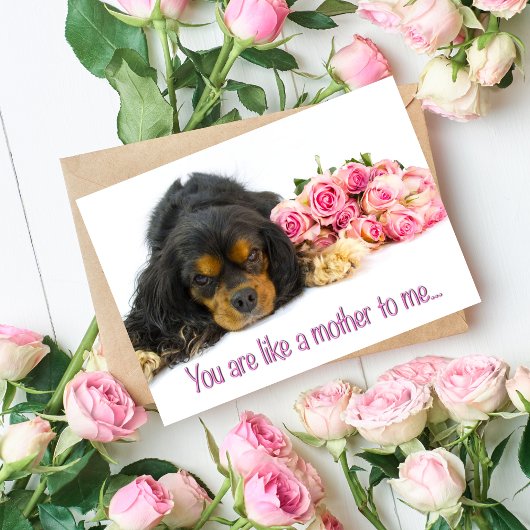 Fijne Moederdag Als Een Moederkaart Met Hond Kaart