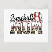 Fijne Moederdag Baseball mama! Briefkaart (Voorkant)