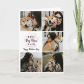 Fijne Moederdag Beste Hond Moeder Ooit Foto Collag Kaart (Voorkant)