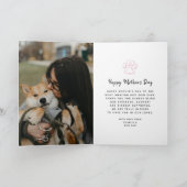 Fijne Moederdag Beste Hond Moeder Ooit Foto Collag Kaart (Binnen)