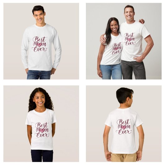 Fijne Moederdag Beste Moeder Ooit T-shirt