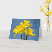 Fijne Moederdag! Beste vriend Kaarten narcissen (Gele Bloem)
