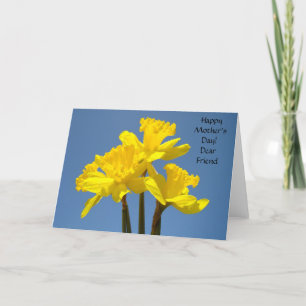 Fijne Moederdag! Beste vriend Kaarten narcissen