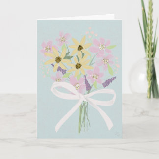 Fijne Moederdag bloemen kaart