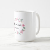 Fijne Moederdag – Bloemenkranst Ontwerp Koffiemok (Voorkant rechts)