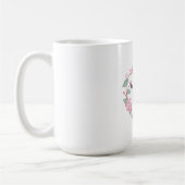 Fijne Moederdag – Bloemenkranst Ontwerp Koffiemok (Links)