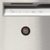 Fijne Moederdag Bloemige Moeder Magneet (Insitu (Vaatwasser))