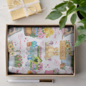 Fijne Moederdag Bloemrijke Lentetuin Tissuepapier (Geschenk)