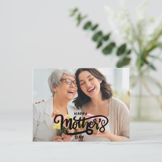 Fijne Moederdag  Briefkaart (Staand voorkant)