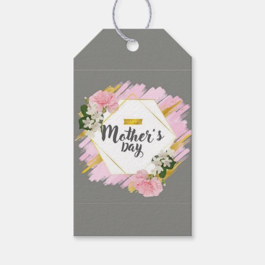 Fijne Moederdag Cadeaulabel (Voorkant)