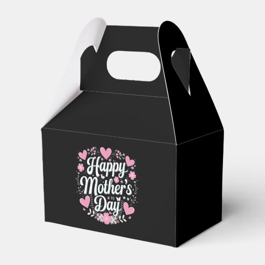 Fijne Moederdag Cute Bloemige Moeder Oma Bedankdoosjes (Voorkant Zijde)