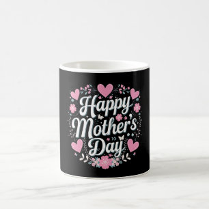 Fijne Moederdag Cute Floral Moeder Oma Koffiemok