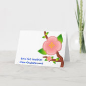 Fijne Moederdag Daisy Kaart (Achterkant)