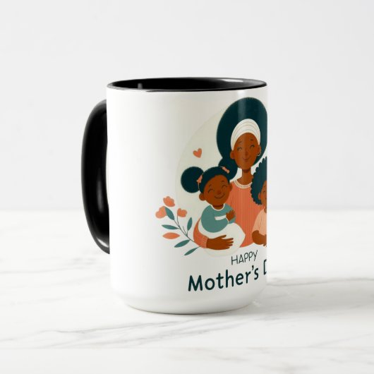 Fijne Moederdag - Een liefdevolle omhelzing van ee Mok (Voorkant links)