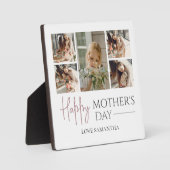 Fijne Moederdag | Elegante moderne fotocollage Fotoplaat (Voorkant)