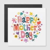 Fijne moederdag Floral Cool Stylish Lettering (Voorkant / Achterkant)