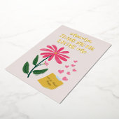 Fijne Moederdag Folie Vakantiegroet Folie Feestdagenkaart (Gedraaid)