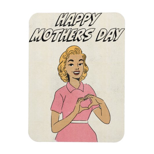 Fijne Moederdag Gefeliciteerd Magneet (Verticaal)
