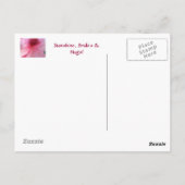Fijne Moederdag gewenst! briefkaarten (Achterkant)