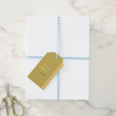 Fijne moederdag. Goud eenvoudige script kalligrafi Cadeaulabel (Met Touw)