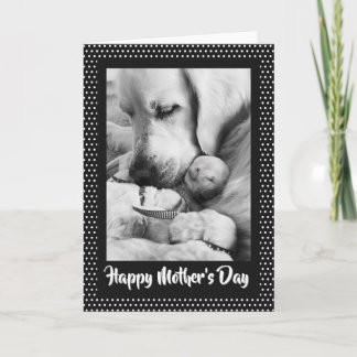 Fijne Moederdag Gouden Retriever Puppies Kaart